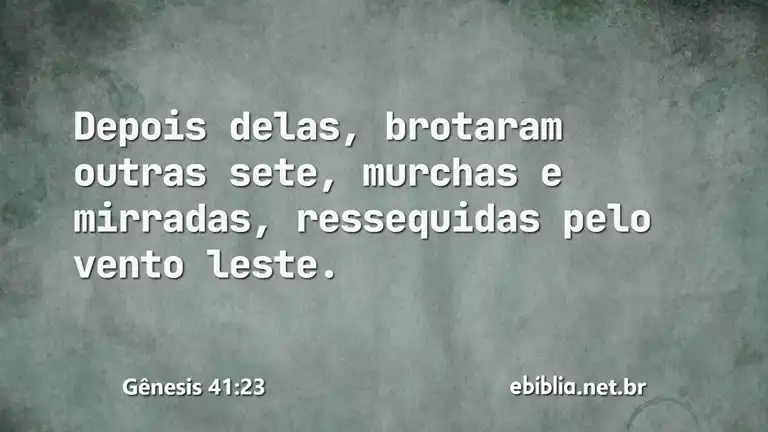 Gênesis 41:23