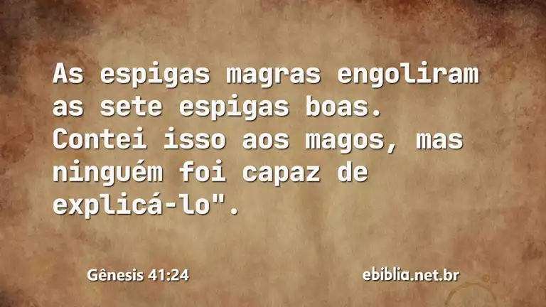 Gênesis 41:24