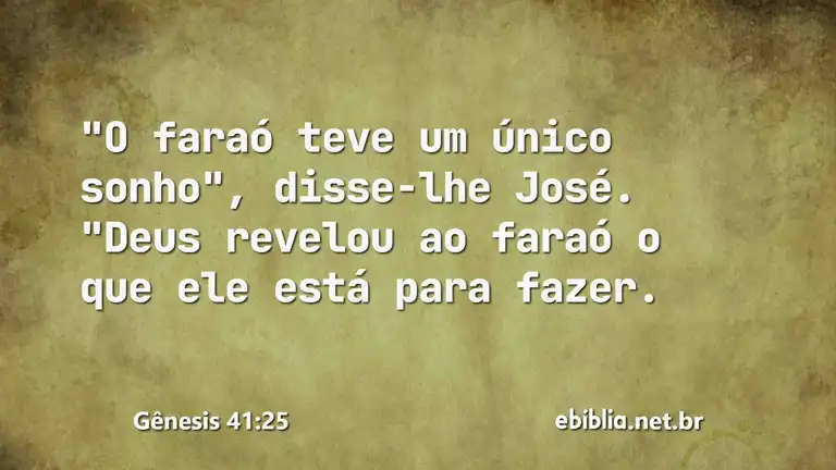 Gênesis 41:25