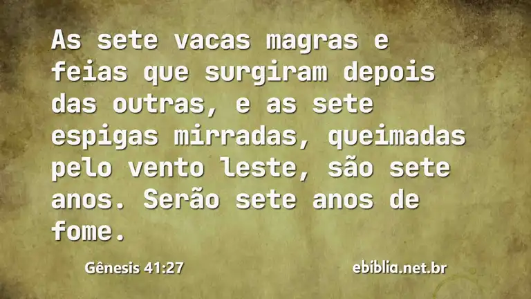 Gênesis 41:27