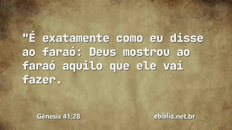 Gênesis 41:28