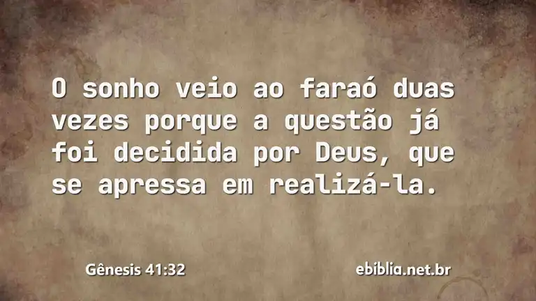 Gênesis 41:32