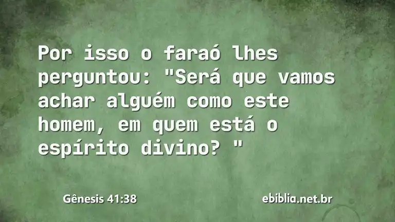 Gênesis 41:38