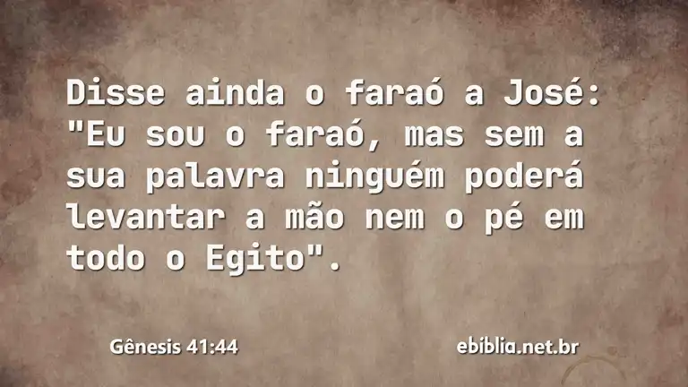 Gênesis 41:44