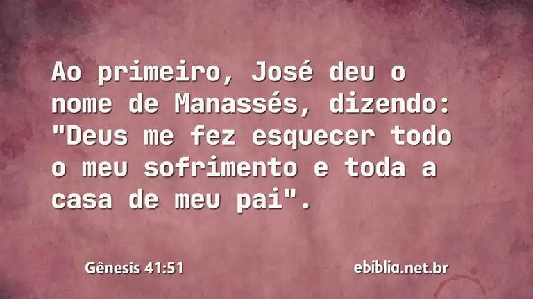 Gênesis 41:51