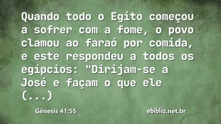 Gênesis 41:55