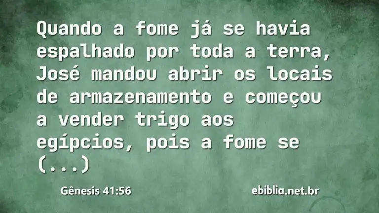 Gênesis 41:56