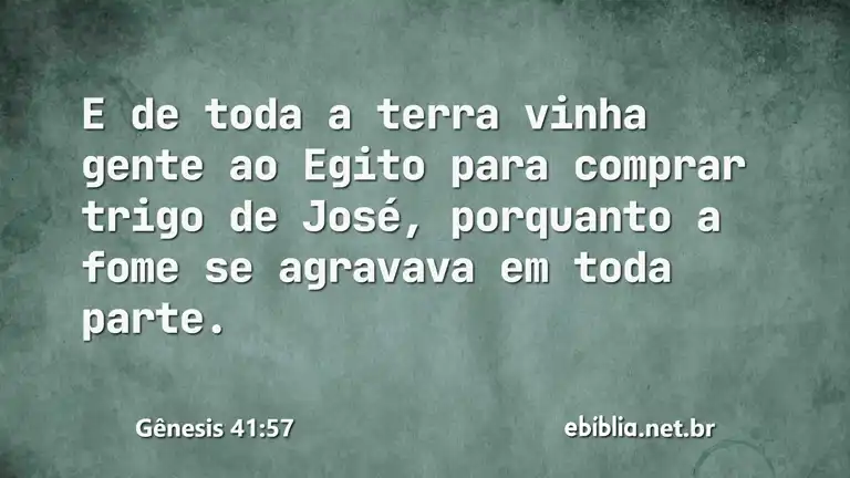 Gênesis 41:57