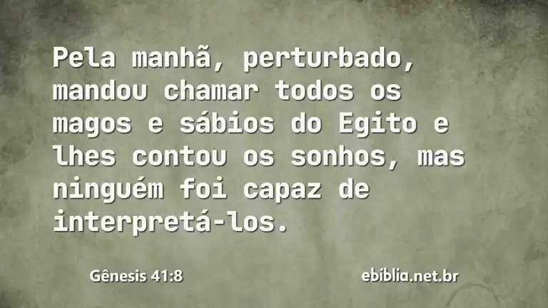 Gênesis 41:8