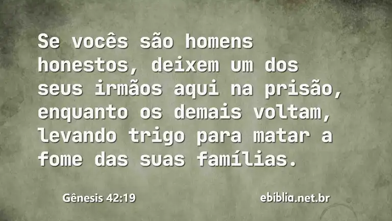 Gênesis 42:19