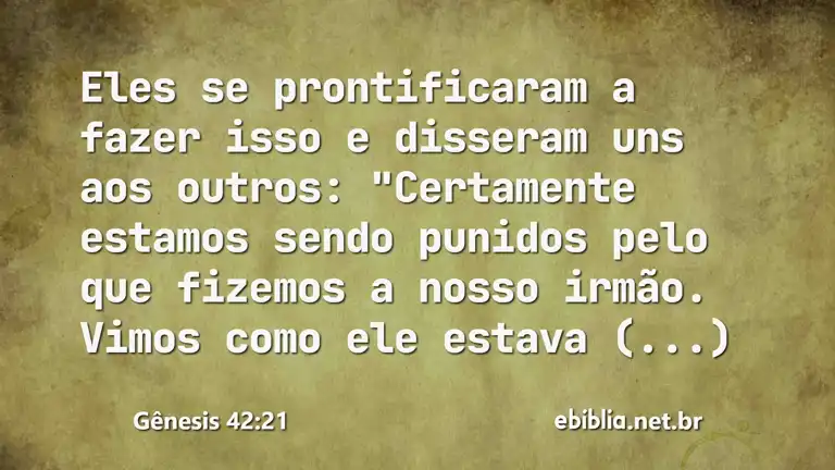 Gênesis 42:21