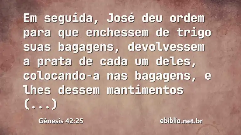 Gênesis 42:25