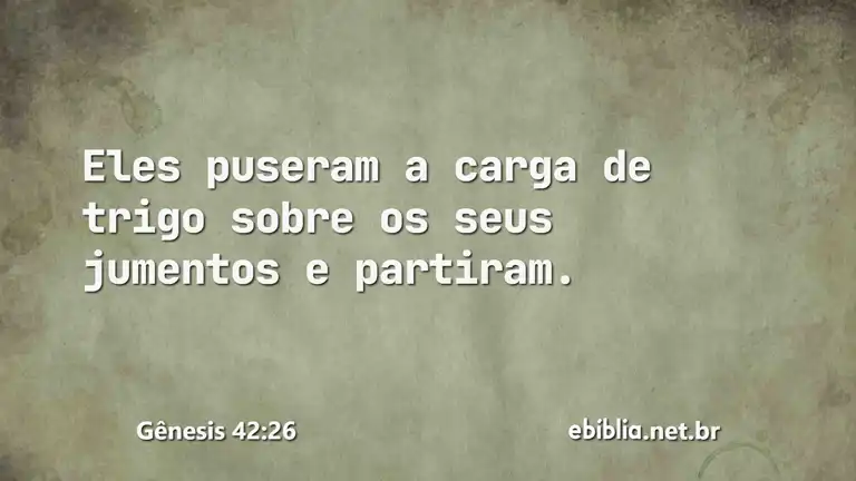 Gênesis 42:26