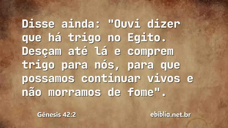 Gênesis 42:2