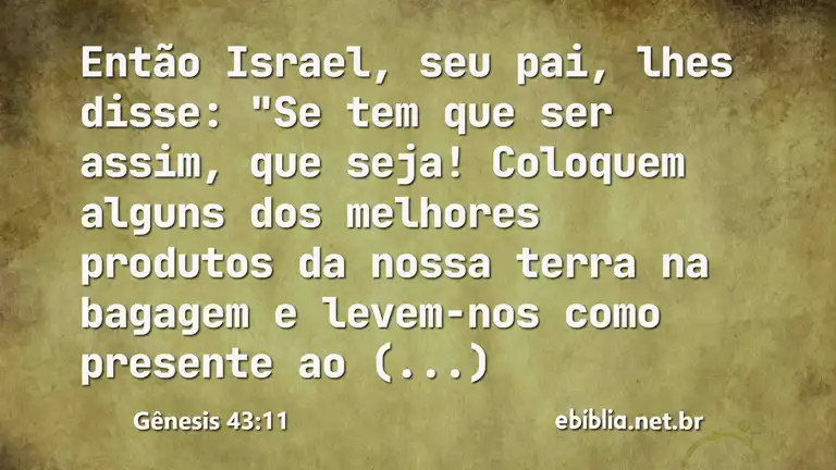 Gênesis 43:11