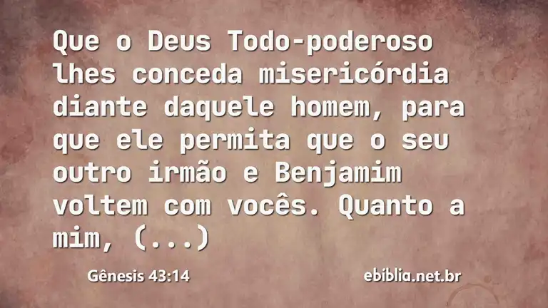 Gênesis 43:14