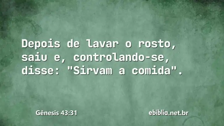 Gênesis 43:31