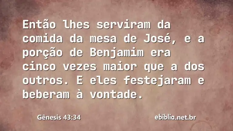 Gênesis 43:34