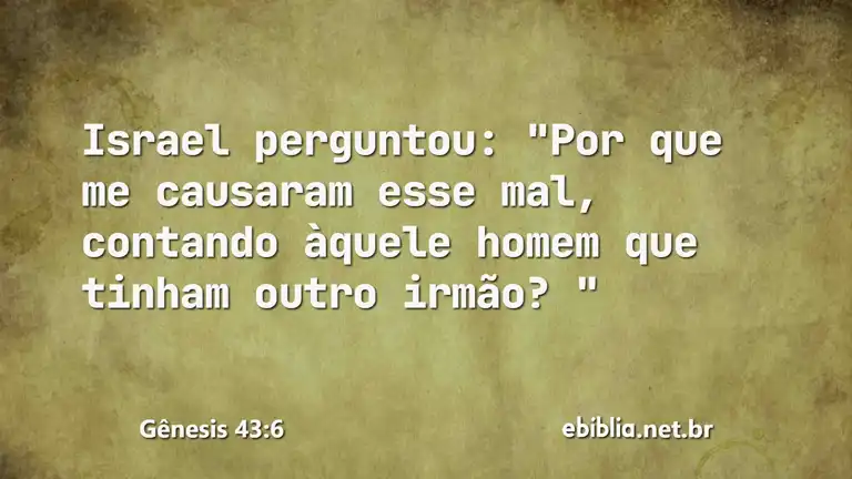 Gênesis 43:6