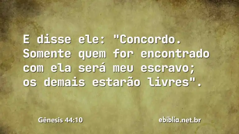 Gênesis 44:10