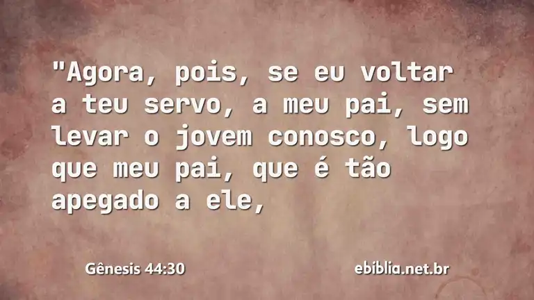 Gênesis 44:30