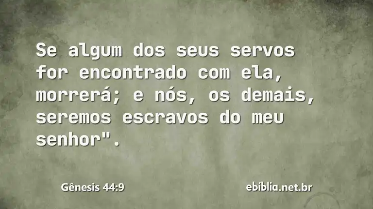 Gênesis 44:9