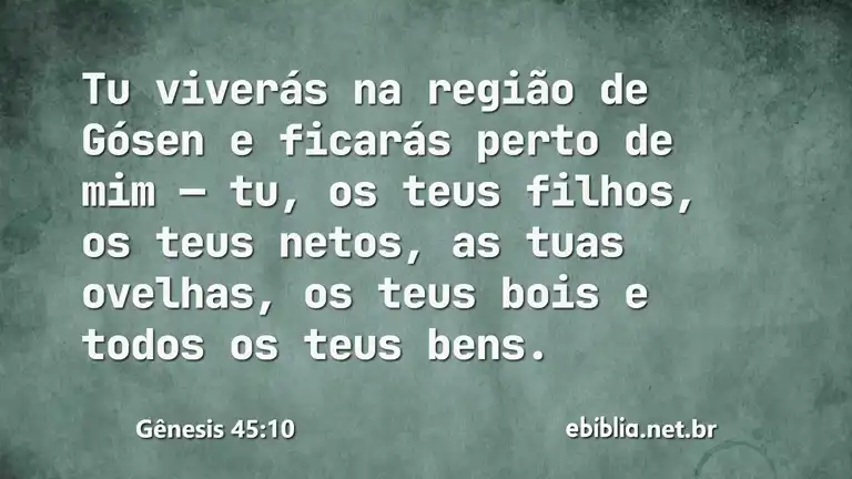 Gênesis 45:10