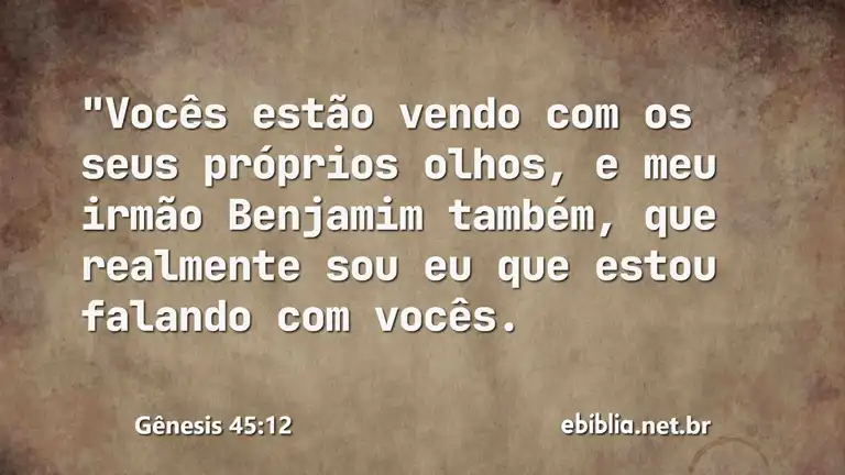 Gênesis 45:12