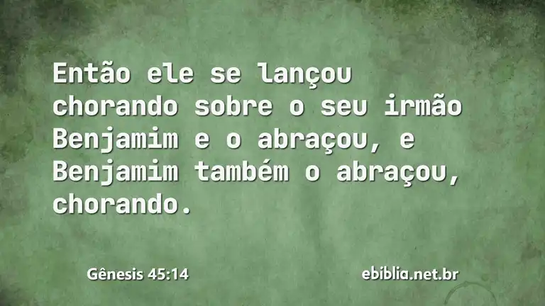 Gênesis 45:14