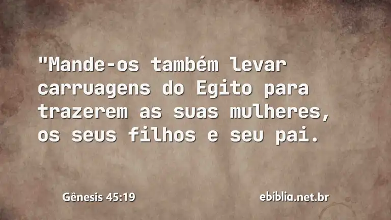 Gênesis 45:19