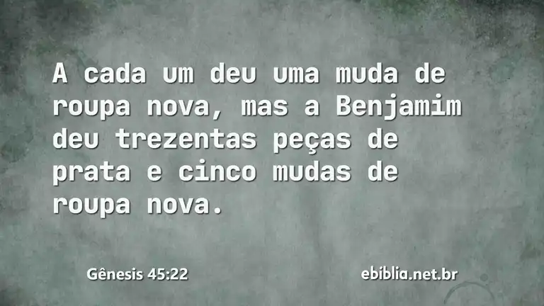 Gênesis 45:22