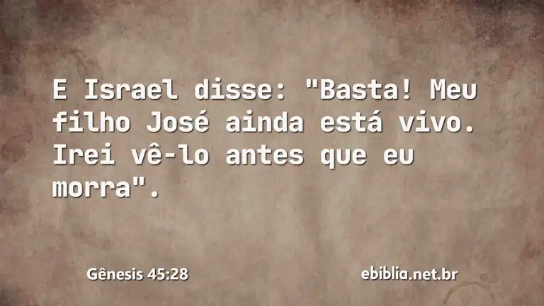 Gênesis 45:28