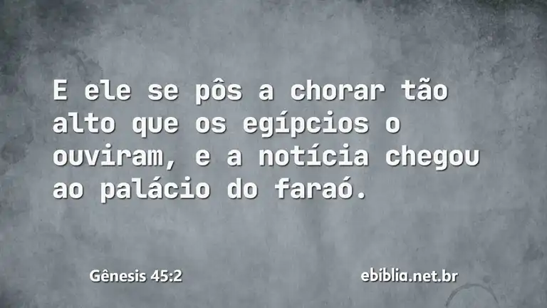 Gênesis 45:2