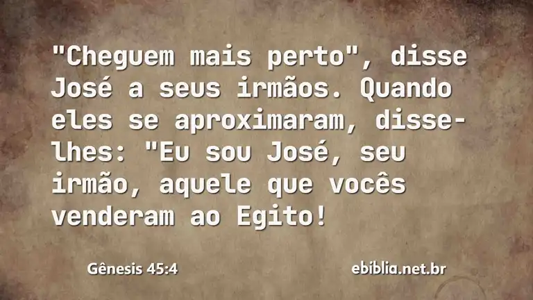 Gênesis 45:4