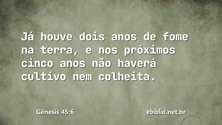 Gênesis 45:6