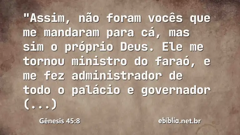 Gênesis 45:8