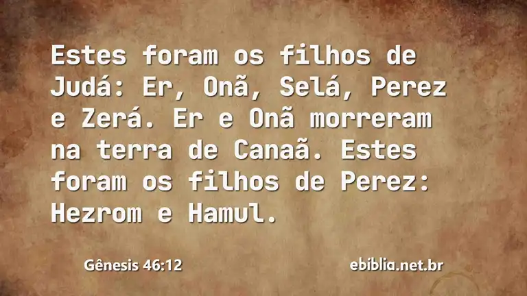 Gênesis 46:12