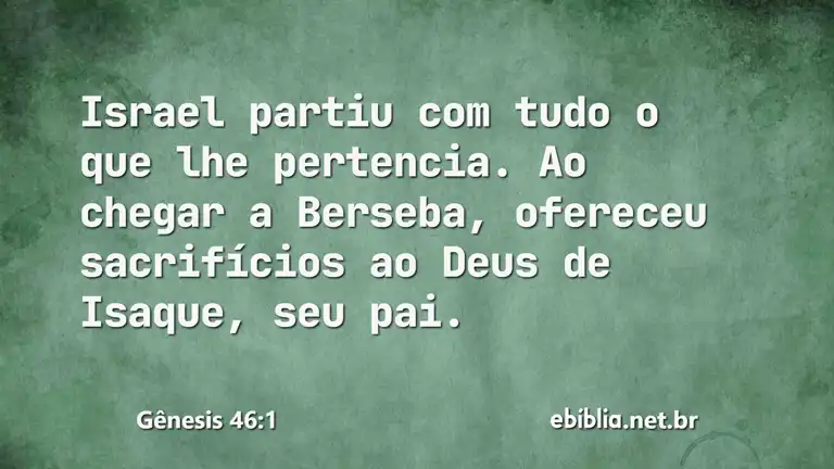 Gênesis 46:1