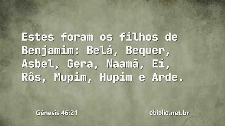 Gênesis 46:21