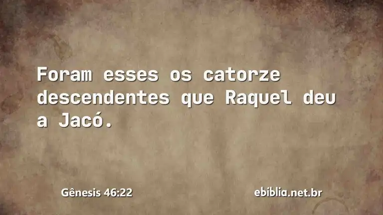 Gênesis 46:22