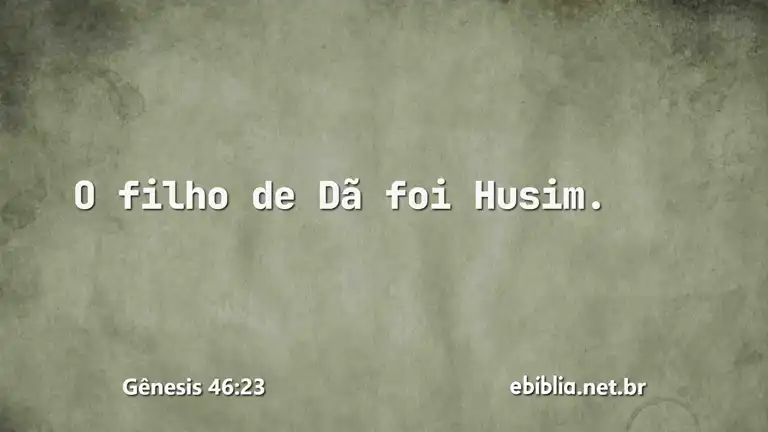 Gênesis 46:23