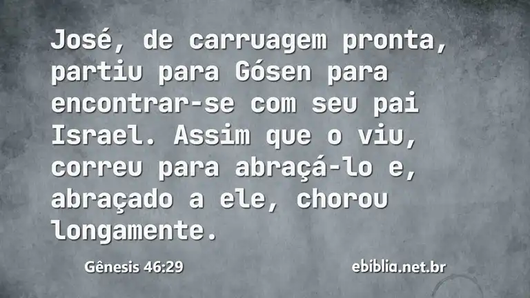 Gênesis 46:29