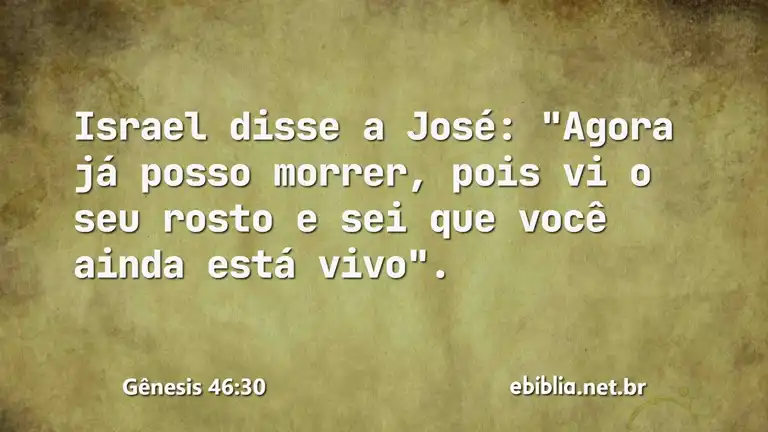 Gênesis 46:30