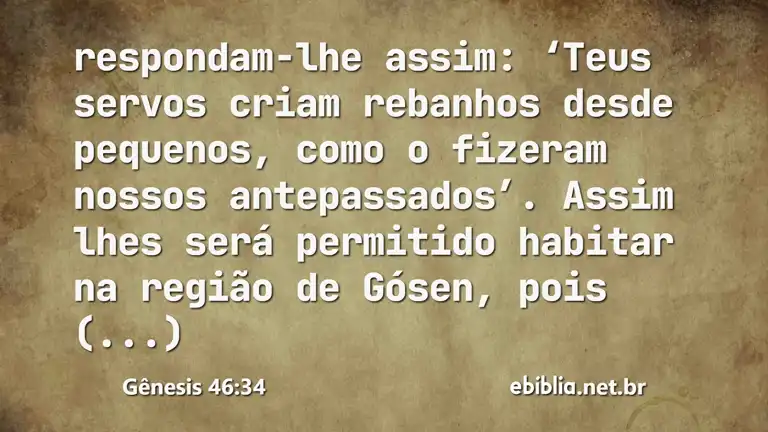 Gênesis 46:34