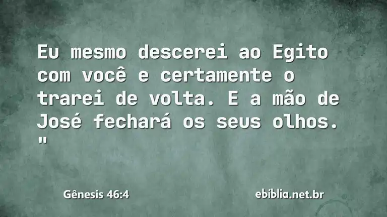 Gênesis 46:4