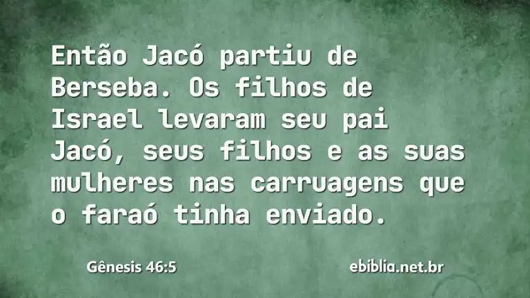 Gênesis 46:5