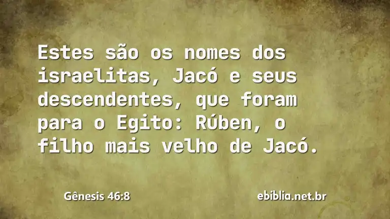 Gênesis 46:8