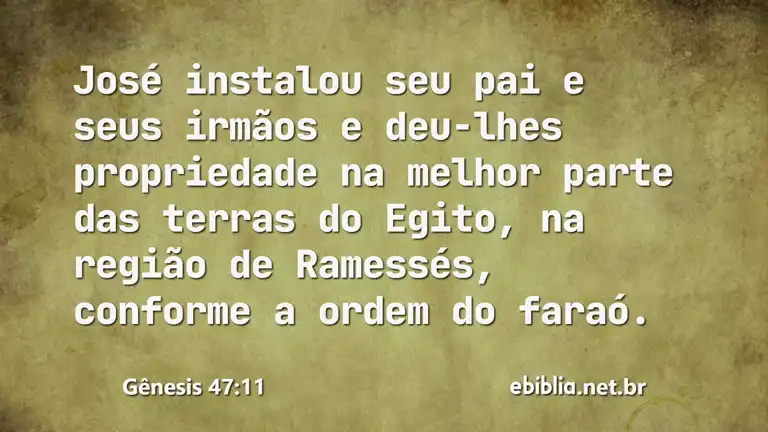 Gênesis 47:11