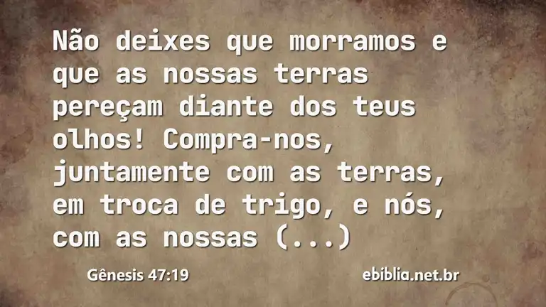 Gênesis 47:19