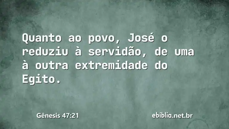 Gênesis 47:21